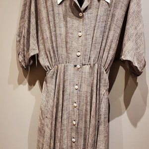 MaxMara 100% Silk Print Dress
